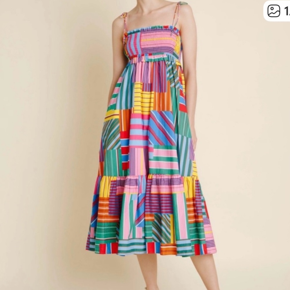 AUREUM Multicolor Patchwork Dress